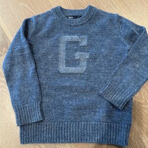 GAP Blue Crewneck Sweater with G Logo